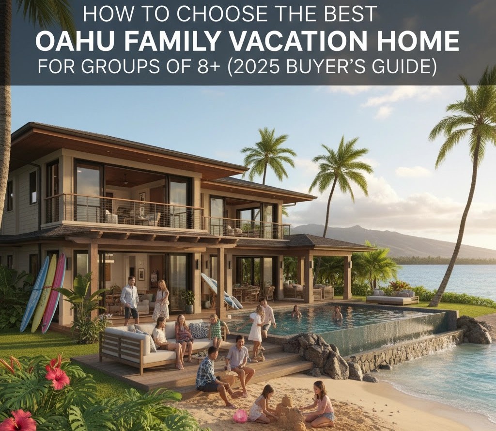 How to Choose the Best Oahu Family Vacation Home for Groups of 8+ (2025 Buyer's Guide)