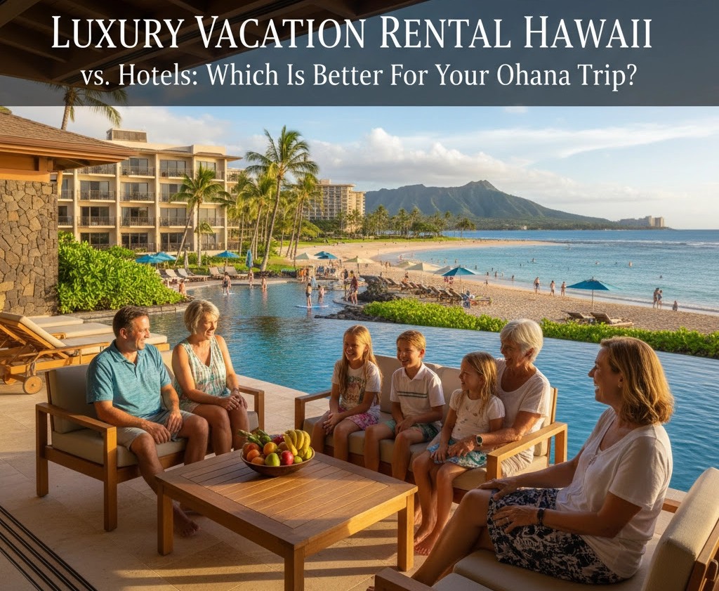 Luxury Vacation Rental Hawaii vs. Hotels: Which Is Better For Your Ohana Trip?